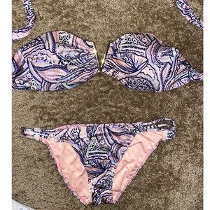 Strapless Victoria’s Secret Swimsuit Set